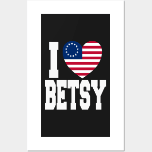 USA Betsy Ross Flag Victory 1776 Posters and Art